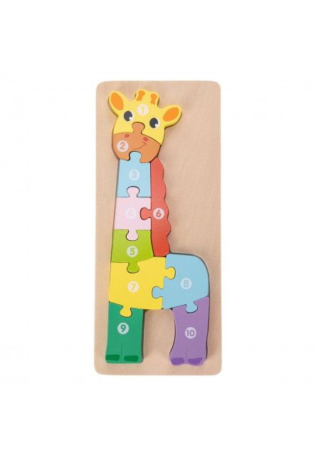 Free2Play Drevené puzzle Giraffe