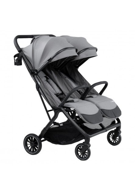 Kočík pre dvojčatá Twin Plus Grey