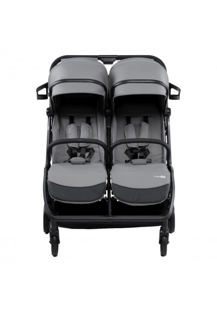 Kočík pre dvojčatá Twin Plus Grey
