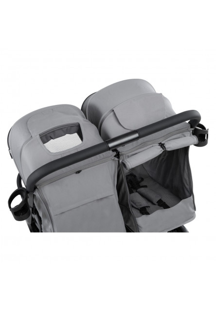 Kočík pre dvojčatá Twin Plus Grey