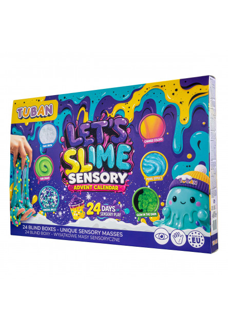 Senzorický adventný kalendár LET'S SLIME