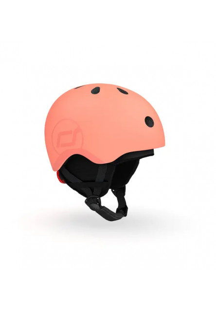Zimná lyžiarska detská prilba scoot and ride - s - peach
