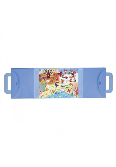 Magnetipuzzle Ročné obdobia 36 ks v tvare kufríka
