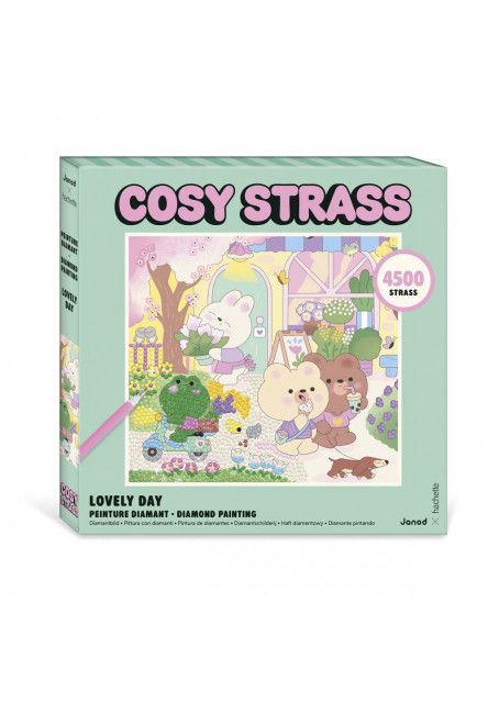 Cosy Kreatívna sada Diamantové maľovanie štrasové kamienky Nočná scenéria
