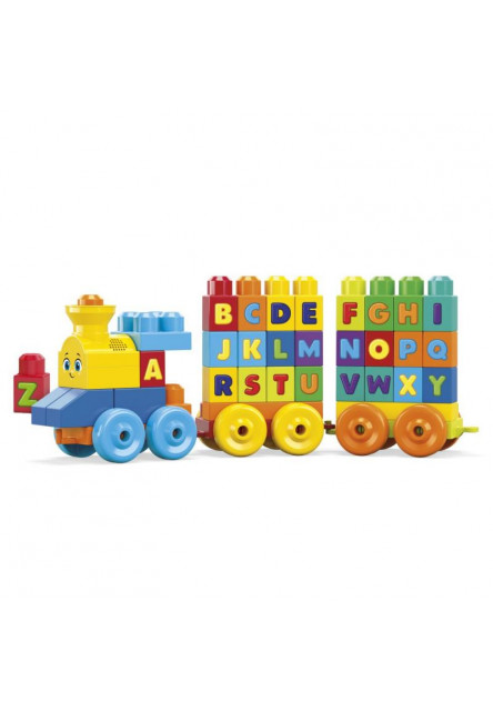 MEGA BLOKS HUDOBNÝ VLÁČIK S PÍSMENKAMI