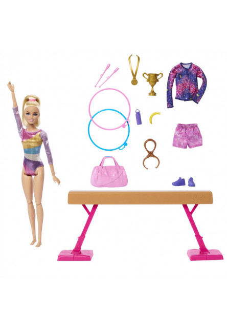 Barbie gymnastka na kladine 