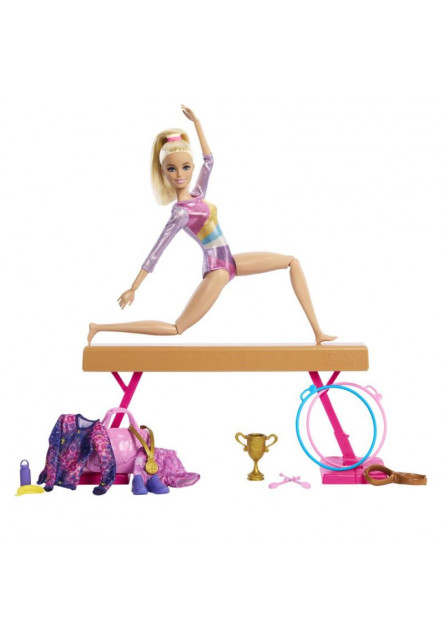 Barbie gymnastka na kladine 