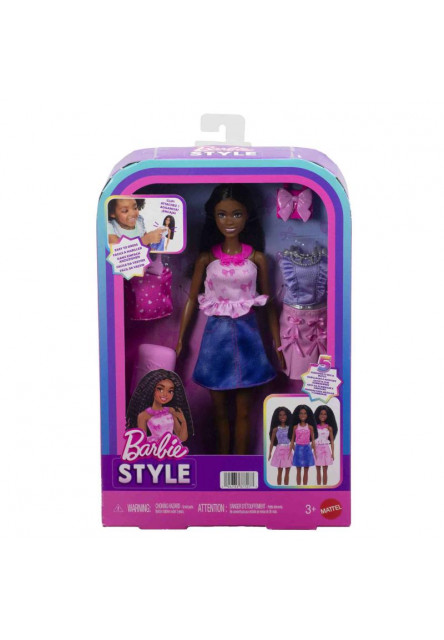 BRB STYLE BÁBIKA JEDNODUCHÉ OBLIEKANIE ČIERNOVLÁSKA