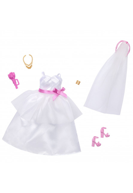 Barbie oblečenie pre Barbie/Ken - nevesta  