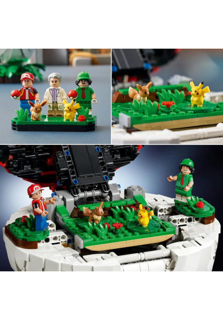 Poké Ball s ikonickými momentmi Trénerov