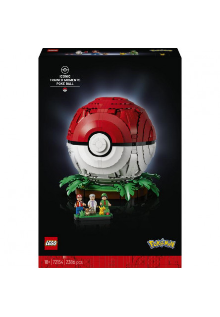 Poké Ball s ikonickými momentmi Trénerov