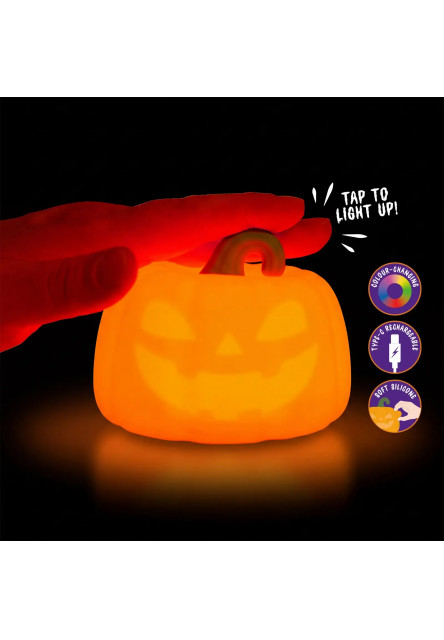 Nabíjacie nočné svetlo Legami Soft Dreams Rechargeable LED Light Silicon - Pumpkin