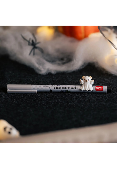 Set gélových pier Legami Lovely Friends 2 Gel Pens With Animal Decoration 0,5 mm - Spooky Party