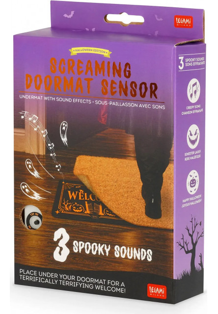 Podložka pod rohožku so zvukovými efektmi Legami Screaming Doormat Undermat With Sound Effects
