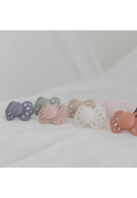 BIBS Infinity anatomické cumlíky zo silikónu 2ks - veľkosť 1 (Ivory / Blush)
