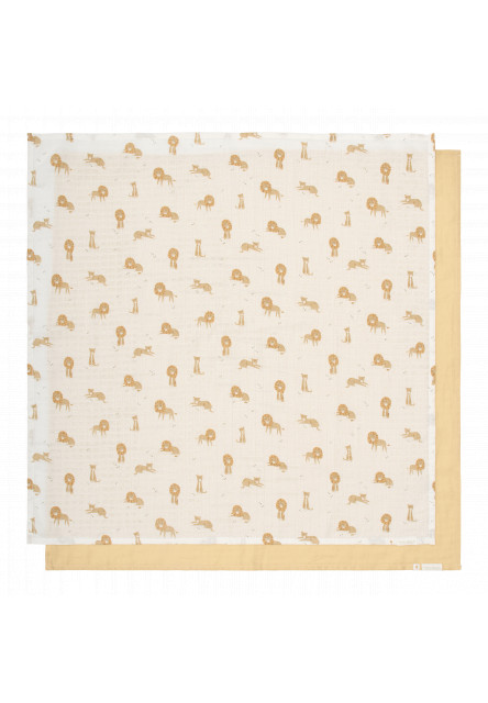 Plienky 70x70cm lev Safari Friends 2 ks