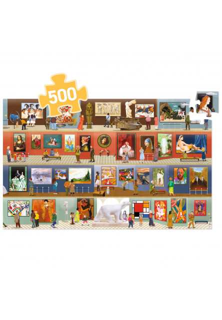 Puzzle V múzeu 500 dielikov