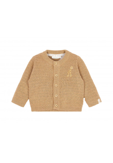 Kardigan pletený Safari Friends Soft Tan veľ. 74