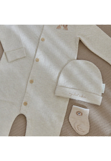 Čiapočka Safari Friends Vanilla veľ. 0-3m