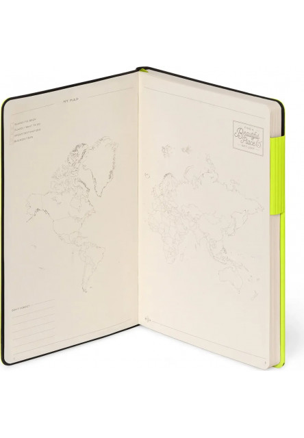 Zápisník Legami My Notebook Medium Lined - Chartreuse