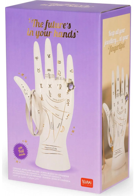 Keramický stojan na šperky Legami The Future's In Your Hands Ceramic Jewellery Holder