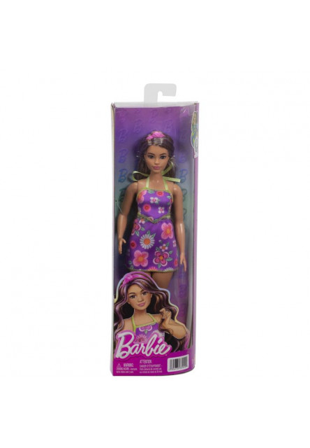 BRB FASHIONISTAS MODELKA V KVETINOVÝCH ŠATÁCH