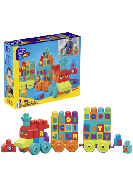 MEGA BLOKS VLÁČIK ABC NAUČ SA ABECEDU