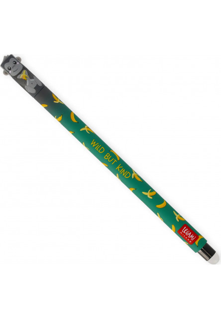 Gumovacie pero Legami Erasable Gel Pen - Gorilla - 0,7 mm - Black Ink