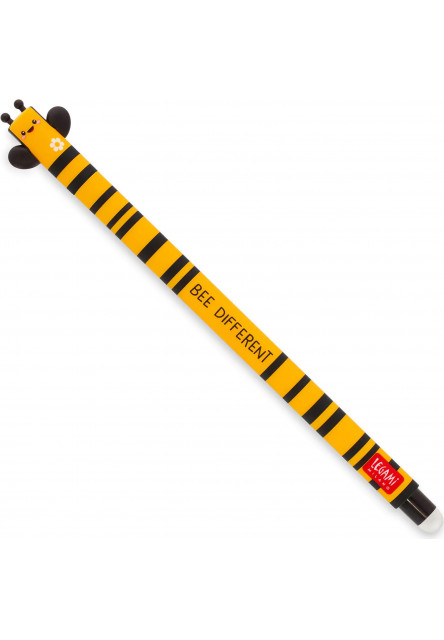 Gumovacie pero Legami Erasable Gel Pen - Bee - 0,7 mm - Black Ink