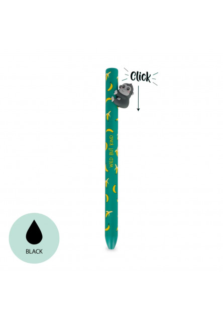 Pero Legami Free Hugs - Retractable Ballpoint Pen - Gorilla - Black Ink