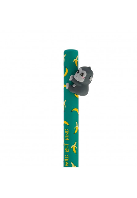 Pero Legami Free Hugs - Retractable Ballpoint Pen - Gorilla - Black Ink