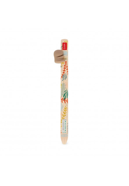 Pero Legami Free Hugs - Retractable Ballpoint Pen - Sloth - Green Ink