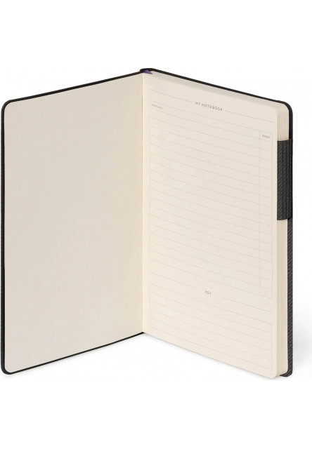 Zápisník Legami My Notebook Large Plain - Deep Graphite