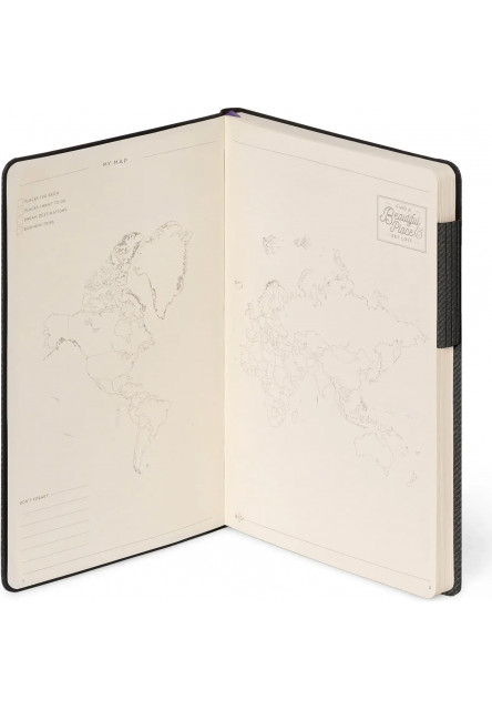 Zápisník Legami My Notebook Large Plain - Deep Graphite