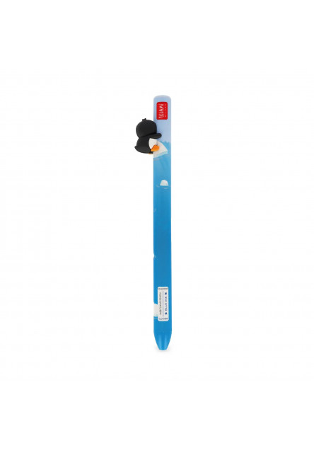 Guľôčkové pero Legami Free Hugs - Retractable Ballpoint Pen - Penguin - Blue Ink