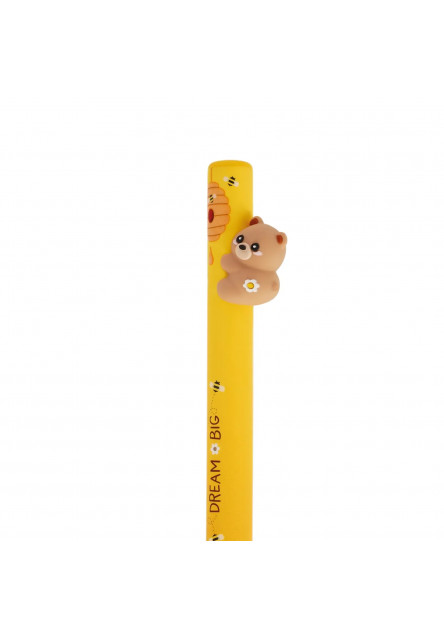 Pero Legami Free Hugs - Retractable Ballpoint Pen - Teddy Bear - Red Ink