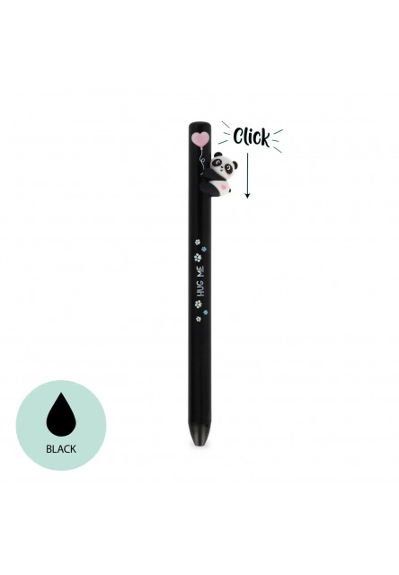 Pero Legami Free Hugs - Retractable Ballpoint Pen - Panda - Black Ink
