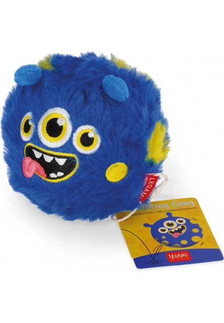 Plyšová skákacia loptička Legami Bouncing Gang Bouncy Ball - Monster