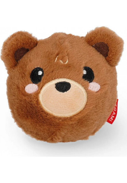 Plyšová skákacia loptička Legami Bouncing Gang Bouncy Ball - Teddy Bear