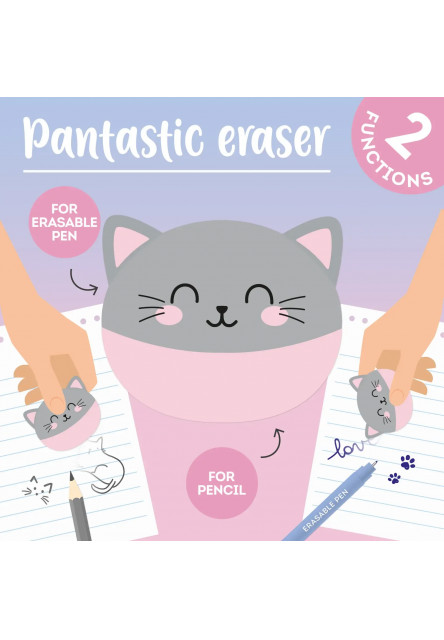 Guma na mazanie 2v1 Legami Meow 2-in-1 Eraser - Kitty