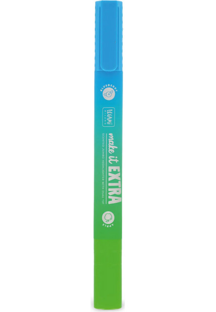 Voňavý zvýrazňovač Legami Make It Extra Scented Jumbo Highlighter - Blue + Green