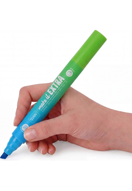 Voňavý zvýrazňovač Legami Make It Extra Scented Jumbo Highlighter - Blue + Green