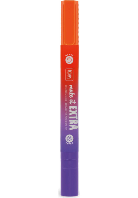 Vonný zvýrazňovač Legami Make It Extra Scented Jumbo Highlighter - Orange + Purple