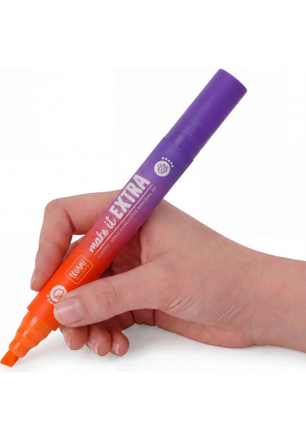 Vonný zvýrazňovač Legami Make It Extra Scented Jumbo Highlighter - Orange + Purple