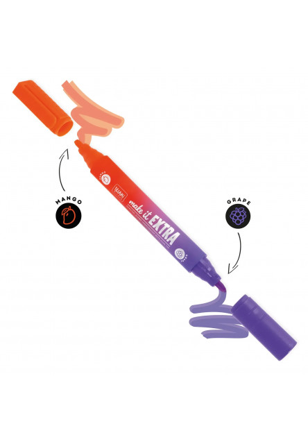 Vonný zvýrazňovač Legami Make It Extra Scented Jumbo Highlighter - Orange + Purple