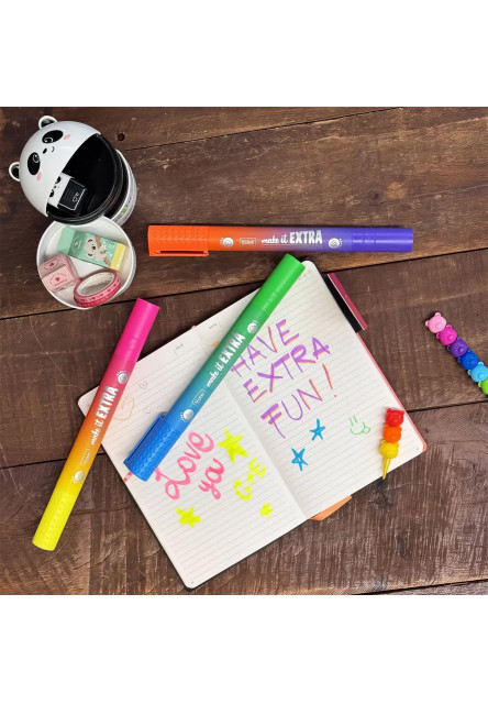 Vonný zvýrazňovač Legami Make It Extra Scented Jumbo Highlighter - Orange + Purple