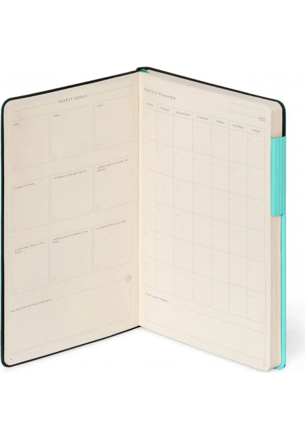 Zápisník Legami My Notebook Medium Plain - Aquatic Awe