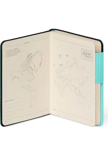 Zápisník Legami My Notebook Small Plain - Aquatic Awe