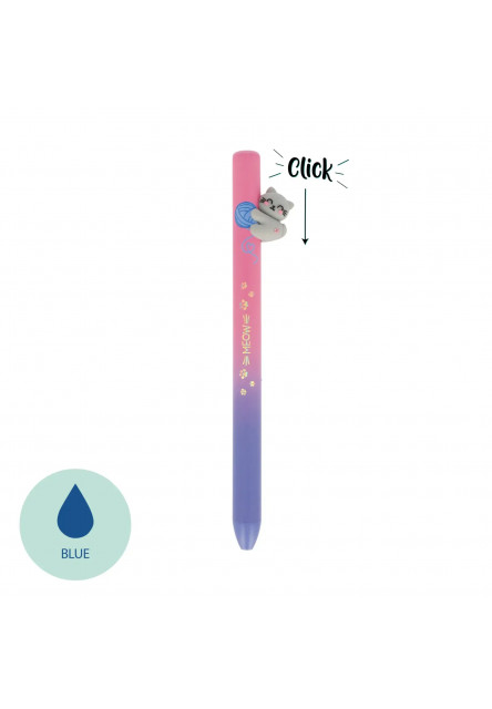 Pero Legami Free Hugs - Retractable Ballpoint Pen - Kitty - Blue Ink