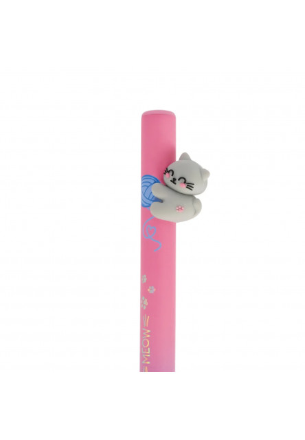 Pero Legami Free Hugs - Retractable Ballpoint Pen - Kitty - Blue Ink